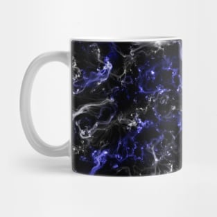 Blue and white nebula Mug